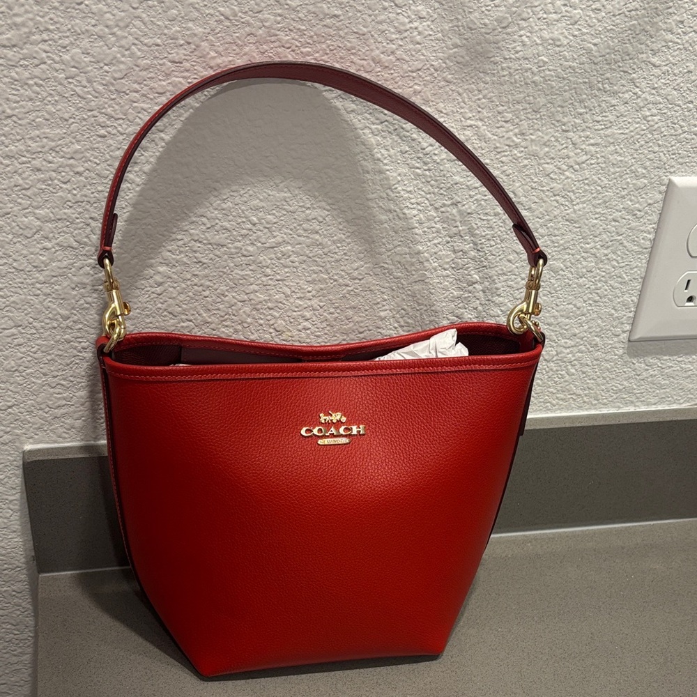 Coach Cherry Red Shoulder Bag